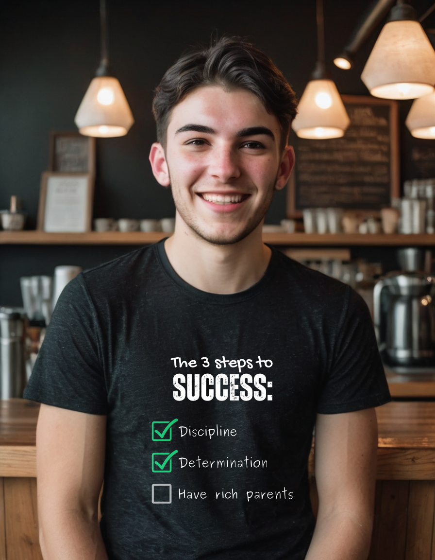 The Three Steps To Success - Unisex T-Shirt