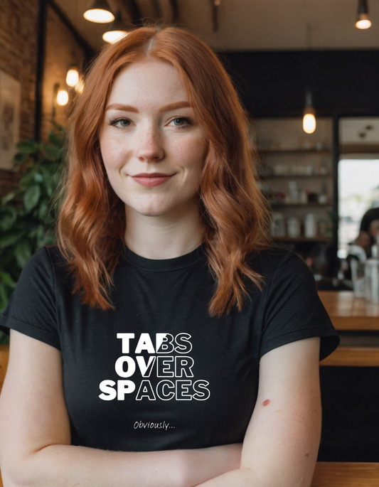 Tabs Over Spaces - Unisex T-Shirt