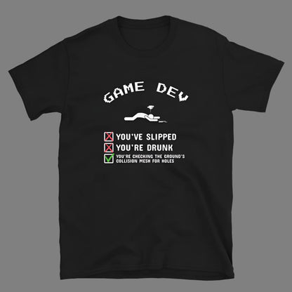 Game Dev: Checking the Collision Mesh - Unisex T-Shirt